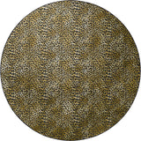 Dalyn Akina AK2 Gold Rug round rug