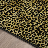 Dalyn Akina AK2 Gold Rug finished edge detail