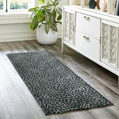 Dalyn Akina AK2 Midnight Rug shown in a room