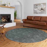 Dalyn Akina AK2 Midnight Rug shown in a room