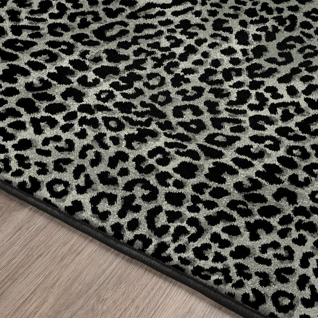 Dalyn Akina AK2 Midnight Rug finished edge detail