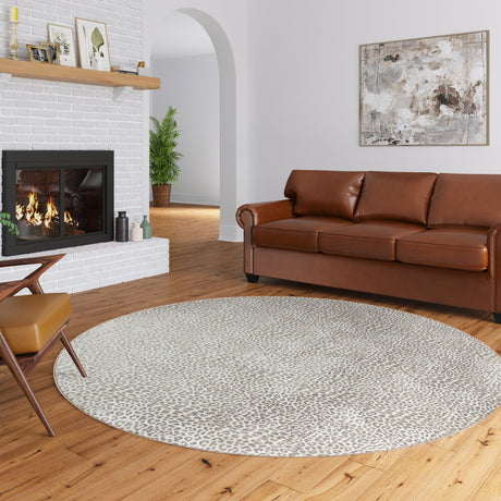Dalyn Akina AK2 Stone Rug shown in a room
