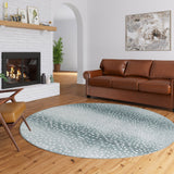 Dalyn Akina AK3 Flannel Rug shown in a room