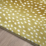 Dalyn Akina AK3 Gold Rug finished edge detail