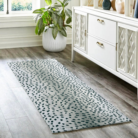 Dalyn Akina AK3 Ivory Rug shown in a room