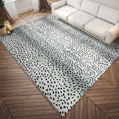 Dalyn Akina AK3 Ivory Rug shown in a room