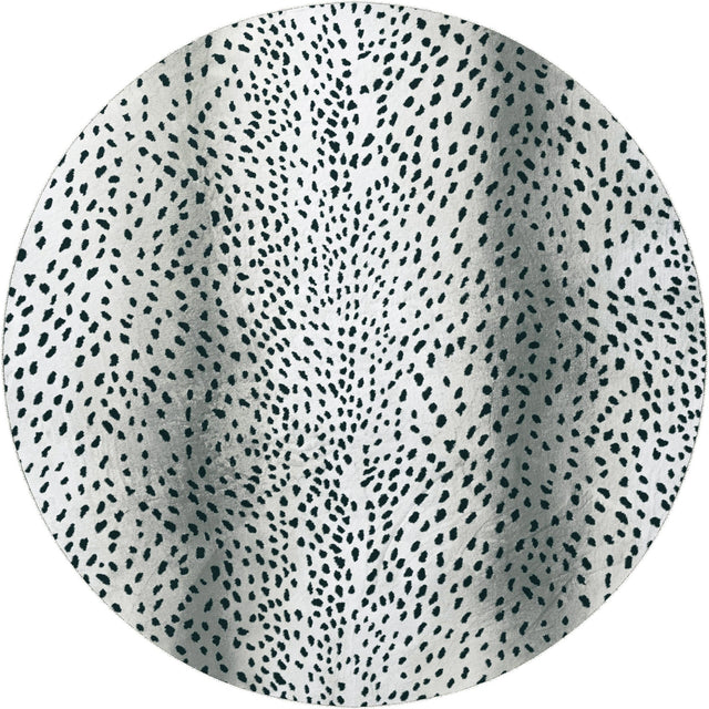 Dalyn Akina AK3 Ivory Rug round rug