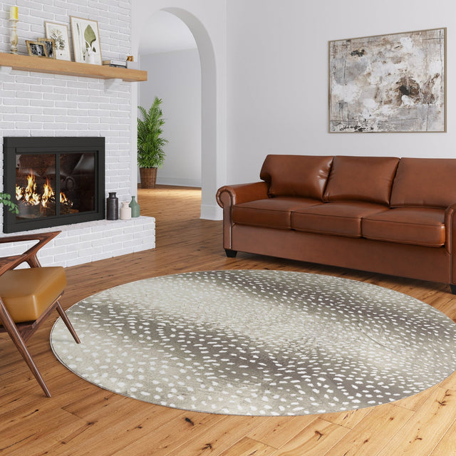 Dalyn Akina AK3 Stone Rug shown in a room