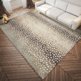 Dalyn Akina AK3 Stone Rug shown in a room