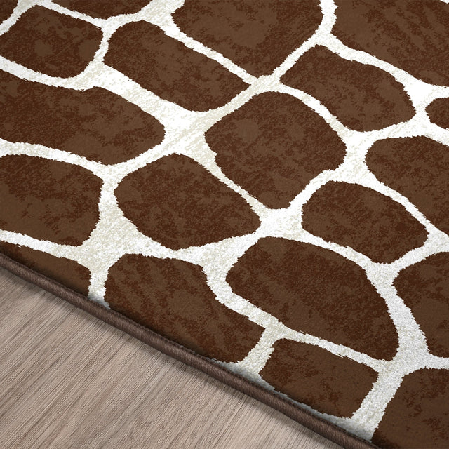 Dalyn Akina AK4 Chocolate Rug finished edge detail