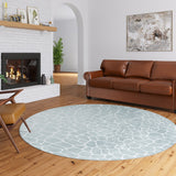 Dalyn Akina AK4 Flannel Rug shown in a room