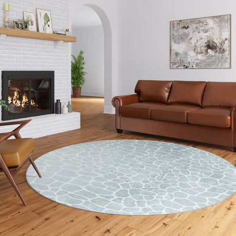 Dalyn Akina AK4 Flannel Rug shown in a room