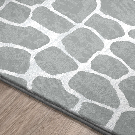 Dalyn Akina AK4 Flannel Rug finished edge detail