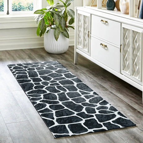Dalyn Akina AK4 Midnight Rug shown in a room