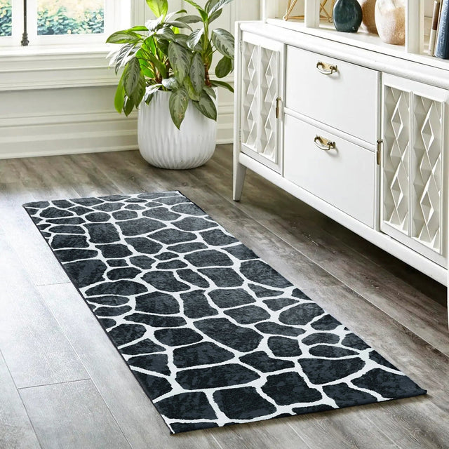 Dalyn Akina AK4 Midnight Rug shown in a room