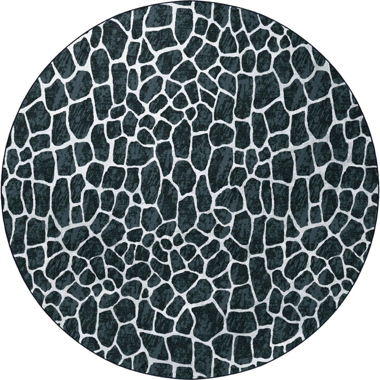 Dalyn Akina AK4 Midnight Rug round rug