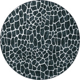Dalyn Akina AK4 Midnight Rug round rug