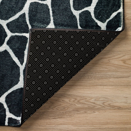 Dalyn Akina AK4 Midnight Rug backing detail