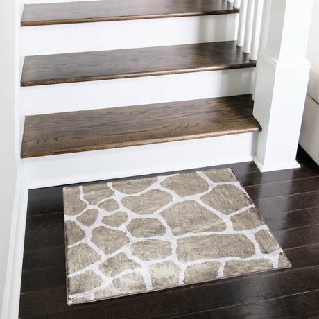 Dalyn Akina AK4 Stone Rug shown in a room