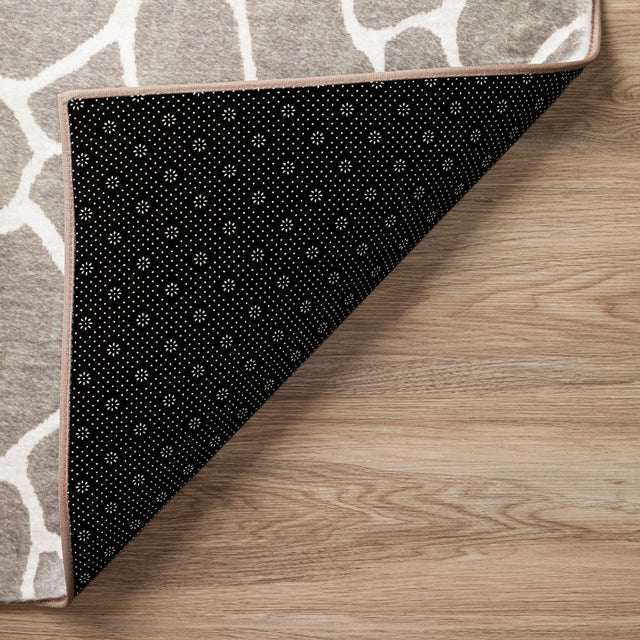 Dalyn Akina AK4 Stone Rug backing detail
