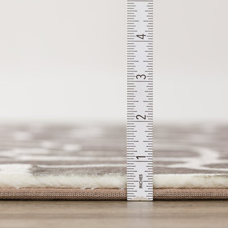 Dalyn Akina AK4 Stone Rug pile height detail