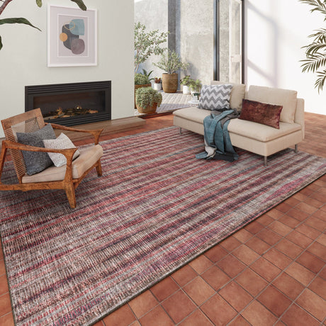 Dalyn Amador AA1 Blush Rug shown in a room