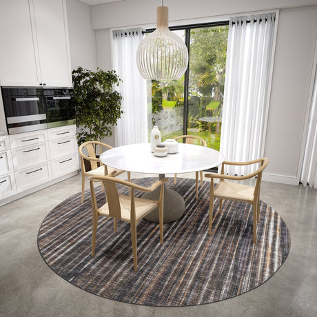 Dalyn Amador AA1 Fudge Rug shown in a room