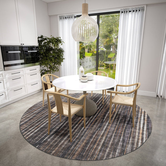 Dalyn Amador AA1 Fudge Rug shown in a room