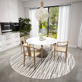 Dalyn Amador AA1 Ivory Rug shown in a room