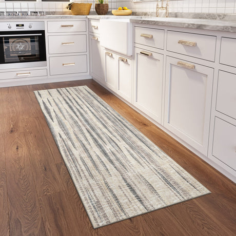 Dalyn Amador AA1 Ivory Rug shown in a room