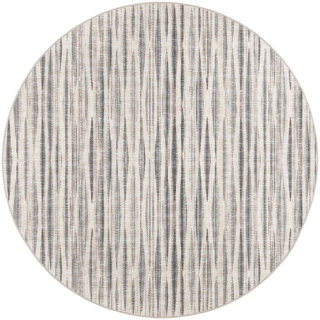 Dalyn Amador AA1 Ivory Rug round rug