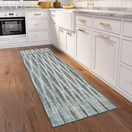 Dalyn Amador AA1 Mist Rug shown in a room