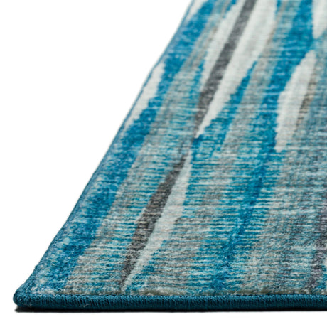 Dalyn Amador AA1 Sky Rug finished edge detail