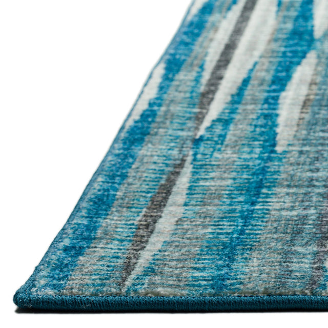Dalyn Amador AA1 Sky Rug finished edge detail