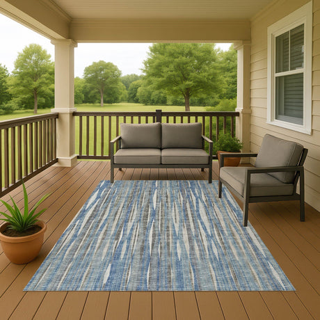 Dalyn Amador AA1 Sky Rug outdoor lifestyle image