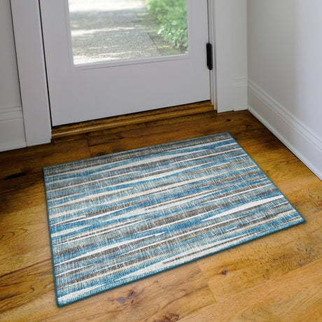 Dalyn Amador AA1 Sky Rug shown in a room