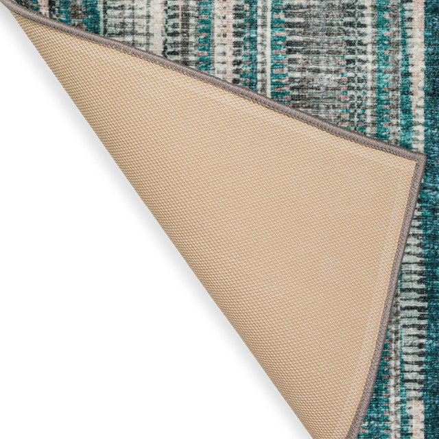 Dalyn Amador AA1 Teal Rug backing detail