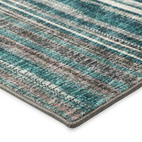 Dalyn Amador AA1 Teal Rug corner detail