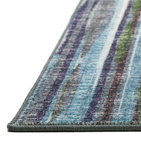 Dalyn Amador AA1 Violet Rug finished edge detail