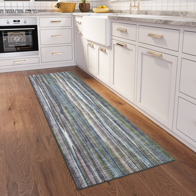 Dalyn Amador AA1 Violet Rug shown in a room