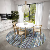 Dalyn Amador AA1 Violet Rug shown in a room