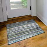 Dalyn Amador AA1 Violet Rug shown in a room