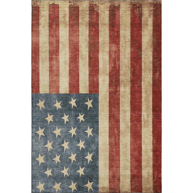 Dalyn Americana AM1 Red Rug main image
