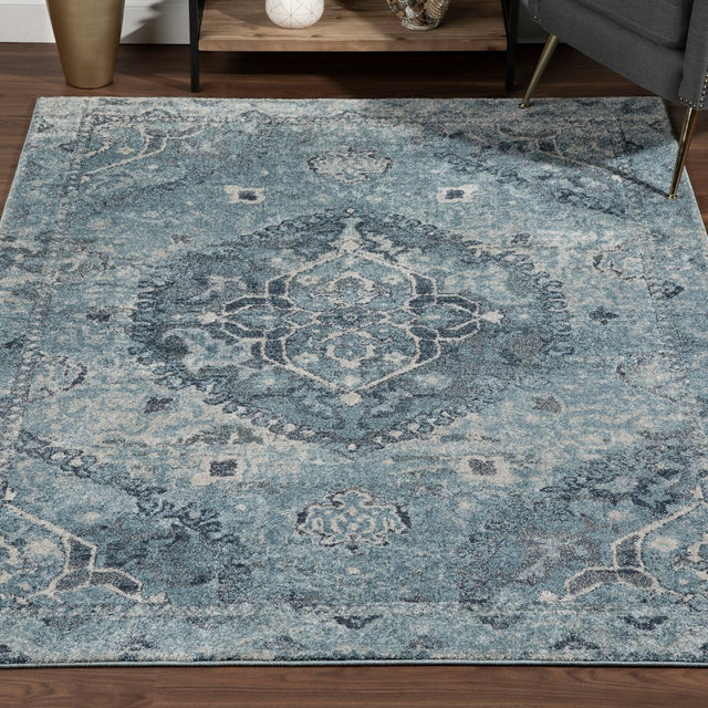 Dalyn Antigua An7 Sky Rug.