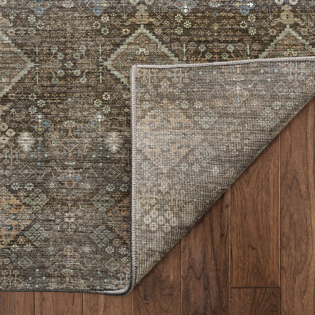 Dalyn Aristo AR1 Chocolate Rug backing detail