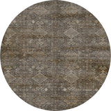 Dalyn Aristo AR1 Chocolate Rug round rug