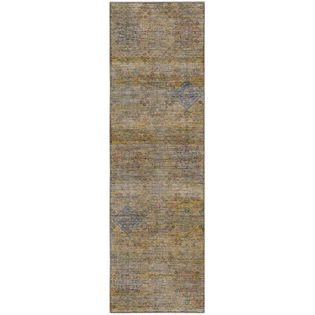 Dalyn Aristo AR1 Gold Rug runner rug