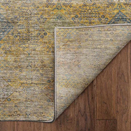 Dalyn Aristo AR1 Gold Rug backing detail