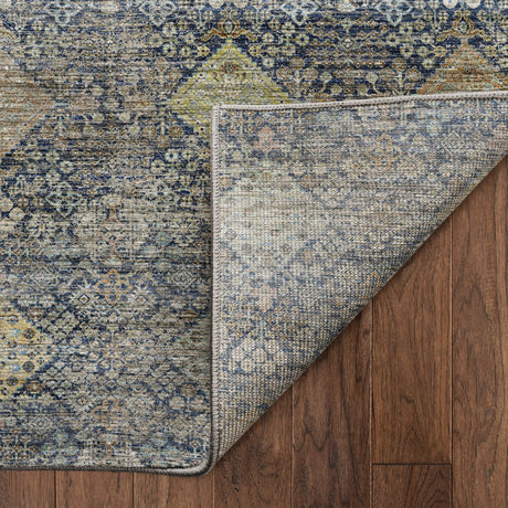 Dalyn Aristo AR1 Navy Rug backing detail