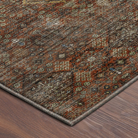 Dalyn Aristo AR1 Paprika Rug corner detail